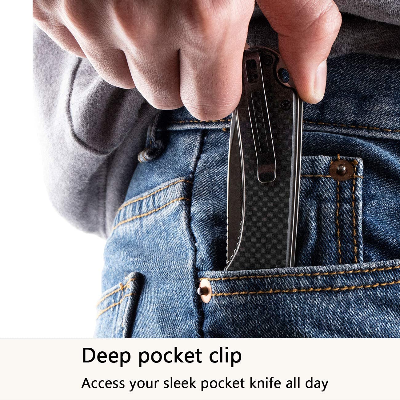 CIVIVI Elementum Damascus Pocket Knife